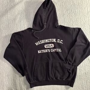 Saad Collection Black Washington DC Hoodie - Boys Size Medium
